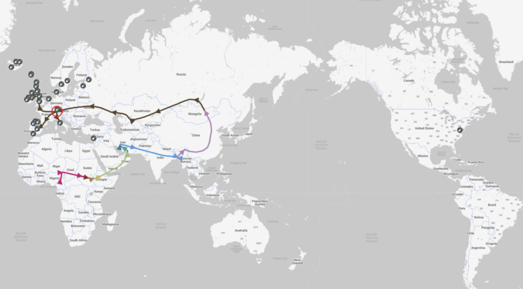 New Migration Map