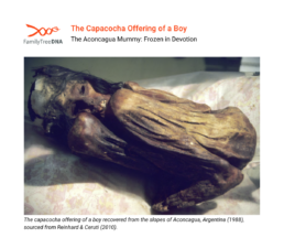 The Aconcagua Mummy, a frozen Inca child found on Mount Aconcagua, Argentina