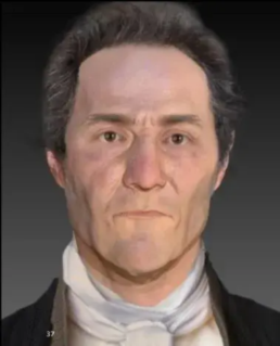 Forensic facial reconstruction of John Barber created by Parabon NanoLabs and AFDIL