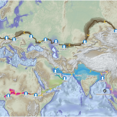 The Globetrekker report, exclusive to Big Y testers, shows an animated migration map from Y-DNA Adam to your haplogroup, allowing you to walk in your ancestors’ footsteps over 200,000 years of human history.