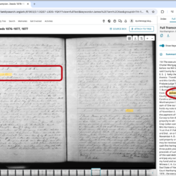 Handwritten 1876 crop lien document from Northampton County NC showing James Tann Kee borrowing $150 from James R. Kee