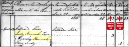 1787 personal property tax list for William Kea showing Judith, daughter Hannah, and granddaughter Hannah, Surry County VA