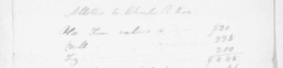 1834 estate distribution for William Kee awarding enslaved Tiz to son Charles R. Kee, Northampton County NC